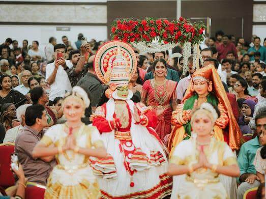Traditional Kerala Wedding Procession