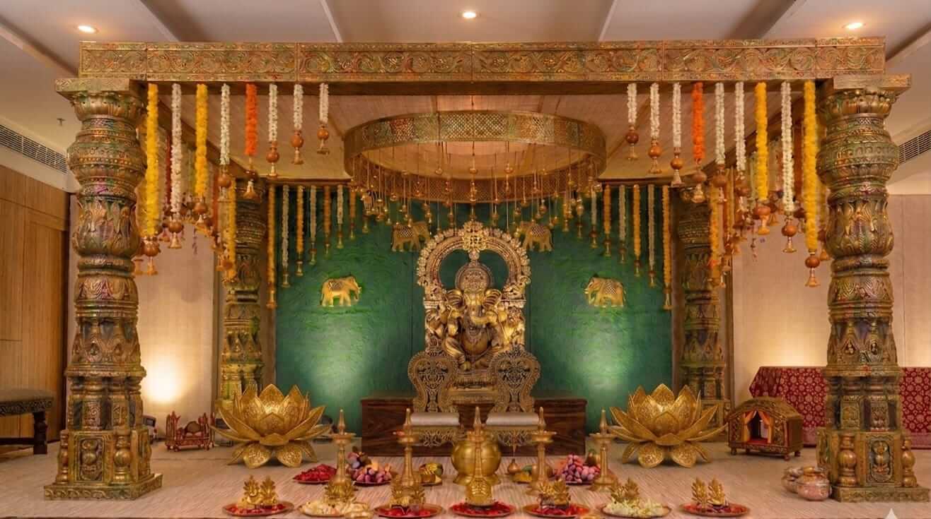 Grand Temple Wedding Mandap